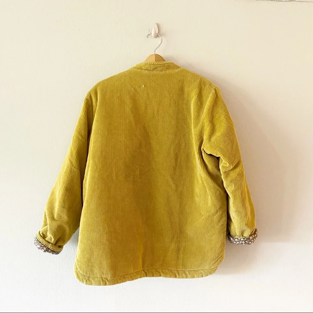 Quilted corduroy floral jacket - Picture 6 of 6